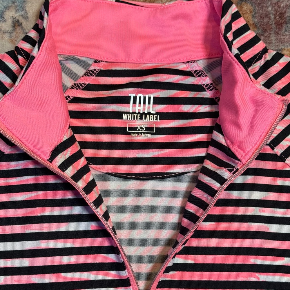 **SOLD** Tail White Label Golf Pullover Womens 1/4 Zip Long Sleeve Shirt